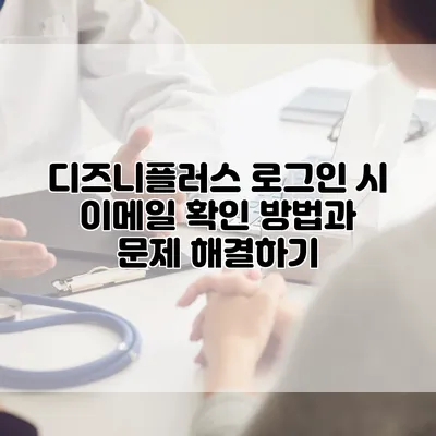 디즈니플러스 로그인 시 이메일 확인 방법과 문제 해결하기