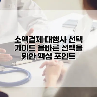 소액결제 대행사 선택 가이드: 올바른 선택을 위한 핵심 포인트